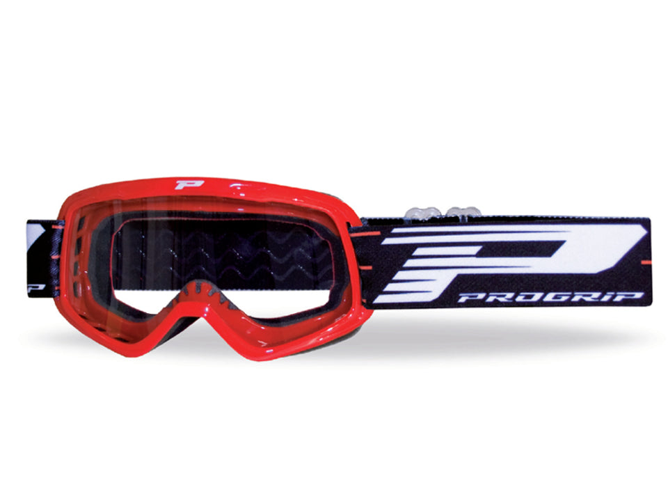 Goggles PG3101-107 Atzaki Kid CH, Red (Lens PG3113CH Transparent Double 1mm, No Fog, Anti UV) 
