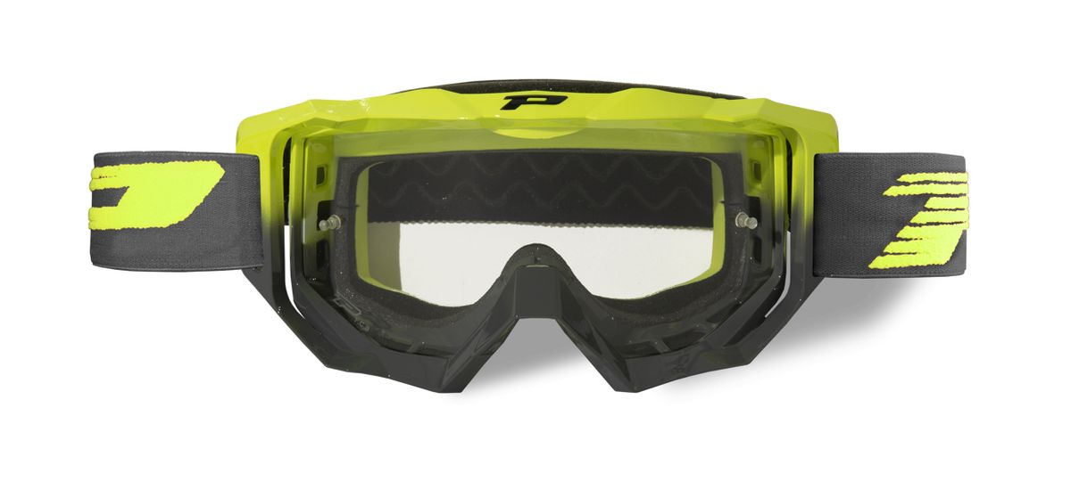 Goggles PG3200-347 TR Venom, Yellow Fluo/Grey (Lens PG3210 Antiscratch, No Fog, Anti UV) 