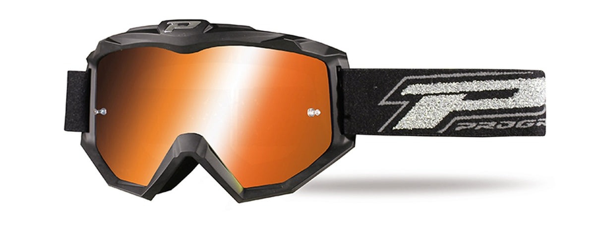 Goggles PG3204-186 Dark Side, Black Matt (Lens PG3249 Orange Mirrored, Antiscratch, No Fog, Anti UV) 