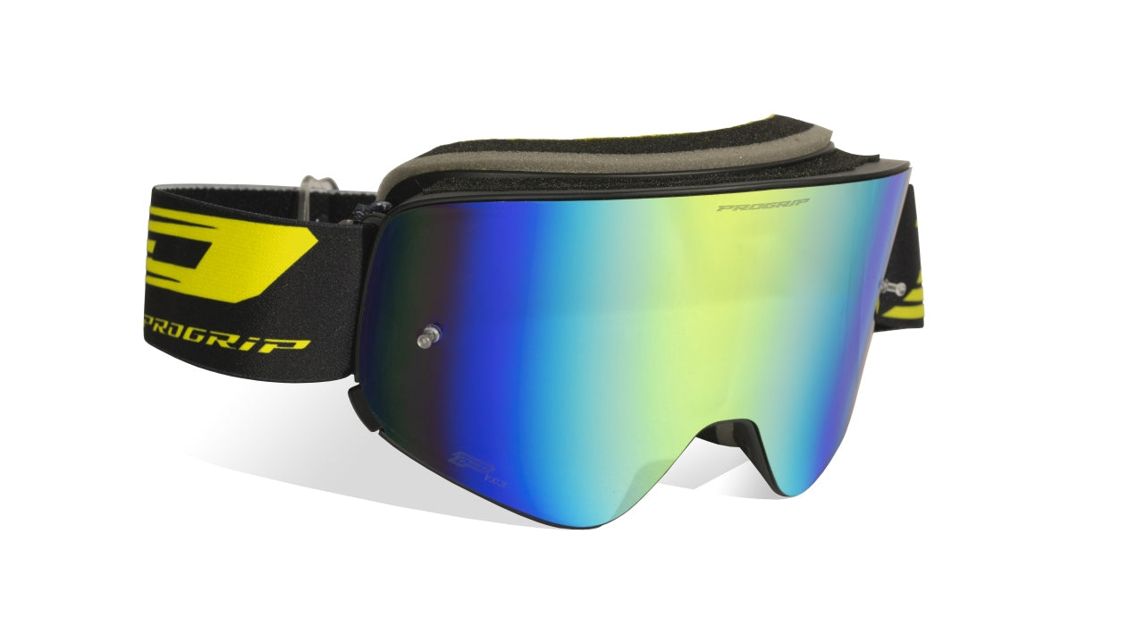Goggles PG3205-184 Magnet, Black Matt (Lens PG3219-105 Yellow Mirrored, Antiscratch, No Fog, Anti UV) 