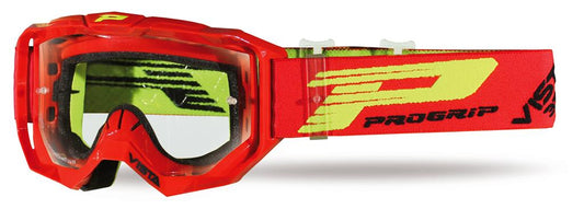 Goggles PG3303-107 TR Vista, Red (Lens PG3310 Clear, Antiscratch, No Fog, Anti UV + Extra Lens) 