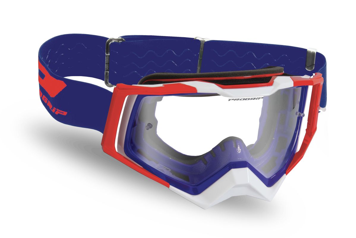 Goggles PG3309-147 TR Rapid, Blue/Red/White (Lens PG3329 Antiscratch, No Fog) 