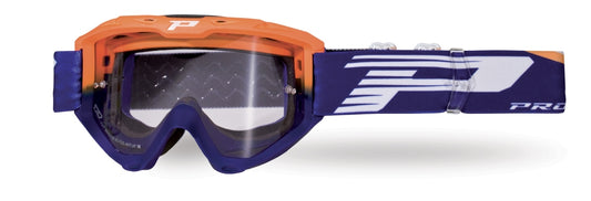 Goggles PG3450-275 LS Riot, Orange Fluo/Blue (Lens PG3210, No Fog, Antiscratch) 