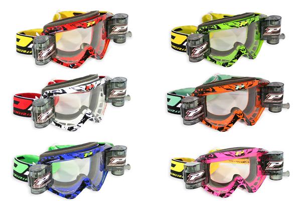 Goggles PG3458 Roll Off, Yellow (based on PG3450 with Roll Off System PG3268) 