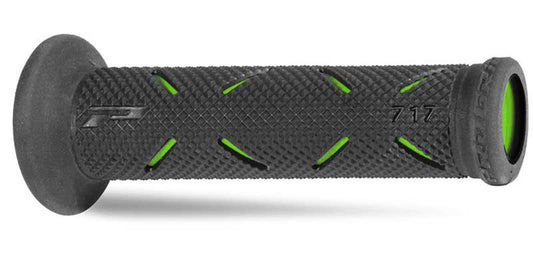 Grips PG717 Road (22+25mm, 122mm) Black/Green (Dual compound) 