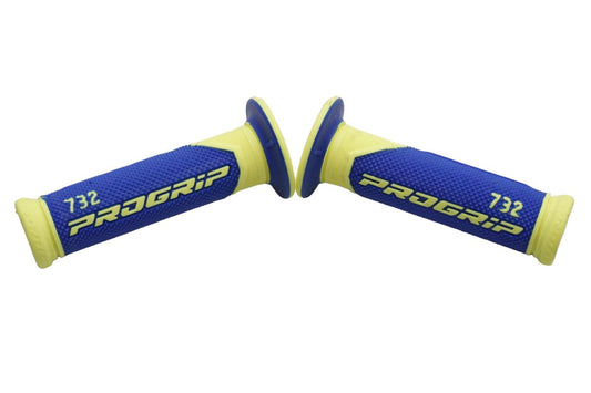 Grips PG732 Road (22+25mm, 125mm) Yellow Fluo/Blue (Dual compound) 