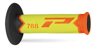 Grips PG788 Off Road (22+25mm, 115mm) Orange Fluo/Yellow Fluo/Black (Triple compound) 