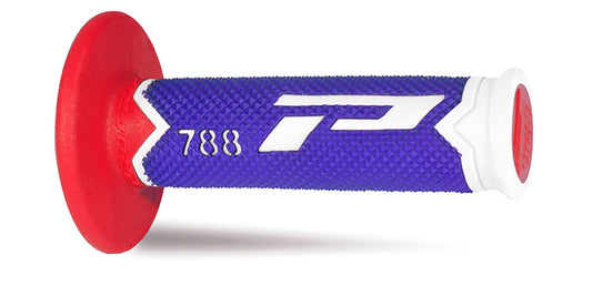 Grips PG788 Off Road (22+25mm, 115mm) White/Blue/Red (Triple compound) 