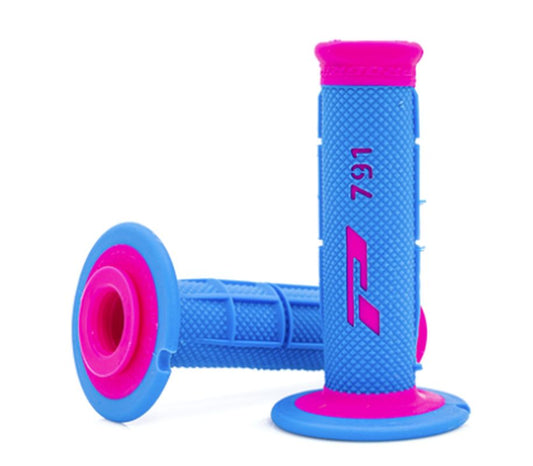 Grips PG791 Off Road (22+25mm, 115mm) Light Blue/Fuchsia (Dual compound) 