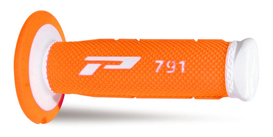 Grips PG791 Off Road (22+25mm, 115mm) White/Orange Fluo (Dual compound) 
