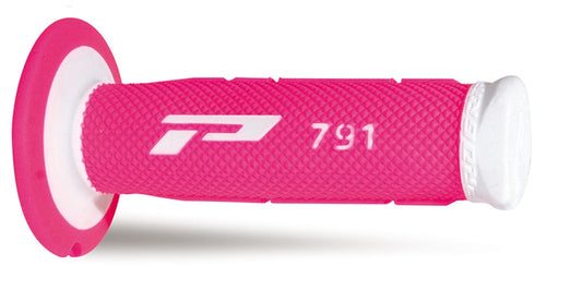 Grips PG791 Off Road (22+25mm, 115mm) White/Fuchsia Fluo (Dual compound) 