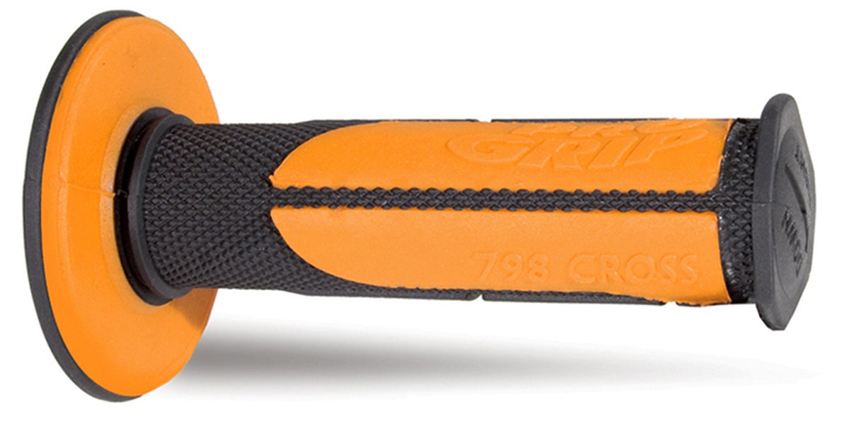 Grips PG798 Off Road (22+25mm, 115mm) Black/Orange (Dual compound, Half Waffle) 
