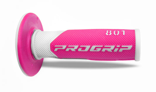 Grips PG801 Off Road (22+25mm, 115mm) White/Fuchsia Fluo (Dual compound) 