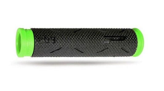 Grips PG808 ATV/Jet Ski/MTB (22+22mm, 120mm) Black/Green Fluo (Dual compound) 