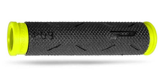 Grips PG808 ATV/Jet Ski/MTB (22+22mm, 120mm) Black/Yellow (Dual compound) 