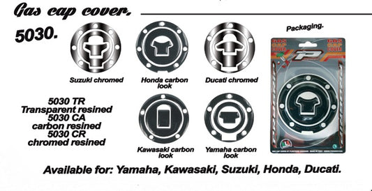 Fuel Cap Cover PG5030 Carbon Kawasaki 