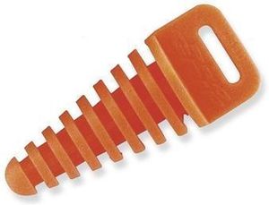 Exhaust Plug PG2550 (Muffler, 40mm 2T) Orange Fluo with strap 