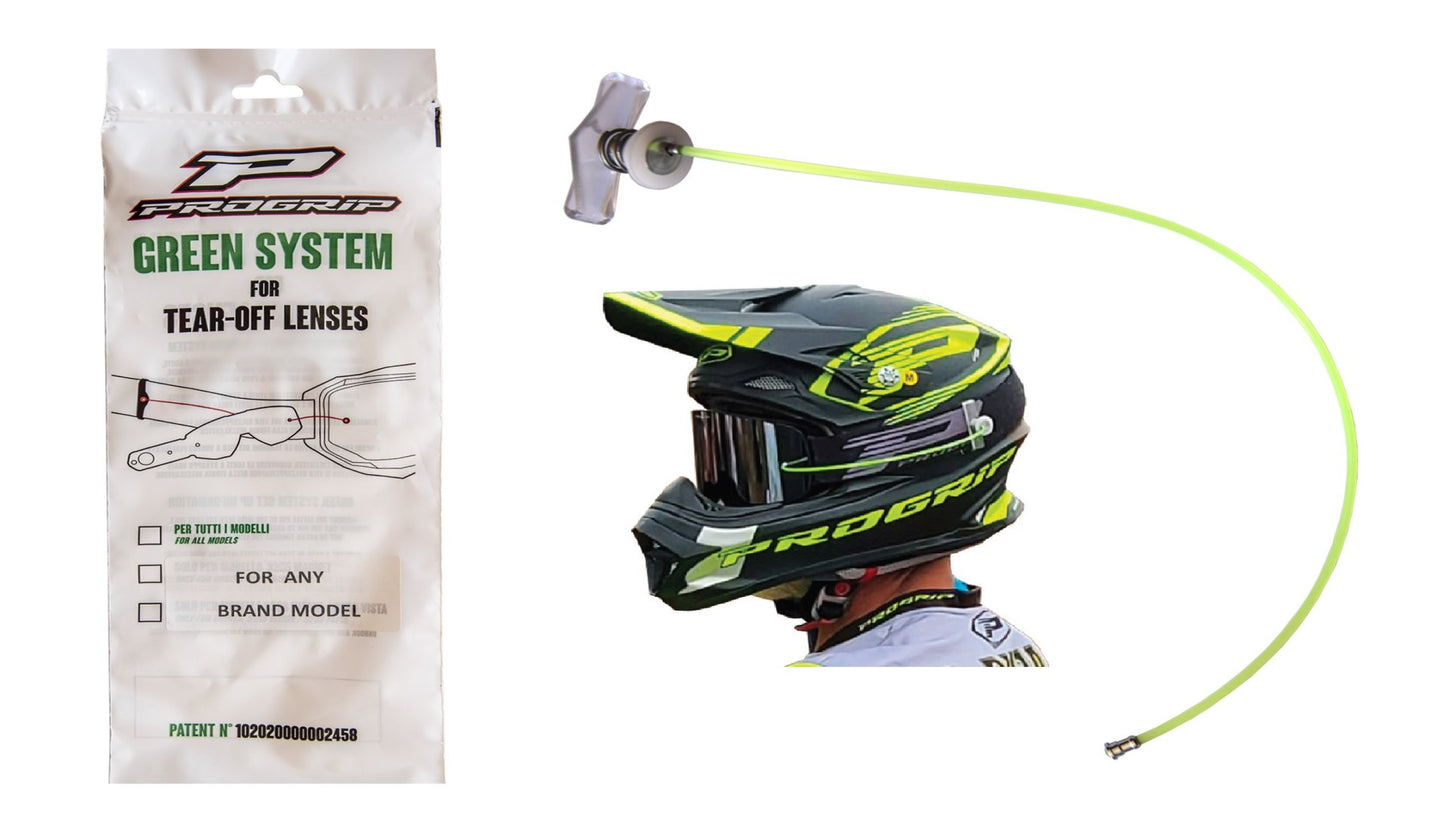 Tear-Off Catch System PG3291 Green System for Goggles 