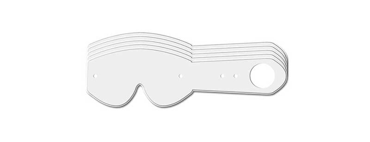 Tear-Offs PG3370 Standard (10 pcs) for Goggles PG3303 Vista & PG3300 Vision 