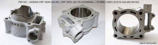 Cylinder Honda CRF250R 04-09, CRF250X 04-17 (STD 78mm) Nicasil