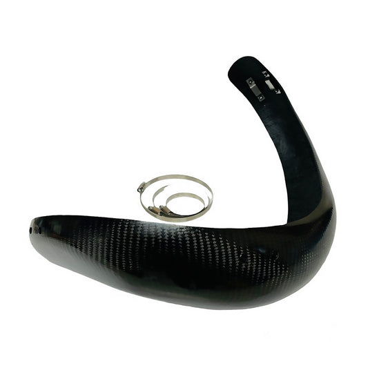 Carbon Large Expansion Chamber Guard 2T FMF Fatty, Gnarly GasGas TBI300 24-, KTM TBI250 24-, Husqvarna TBI300 24-