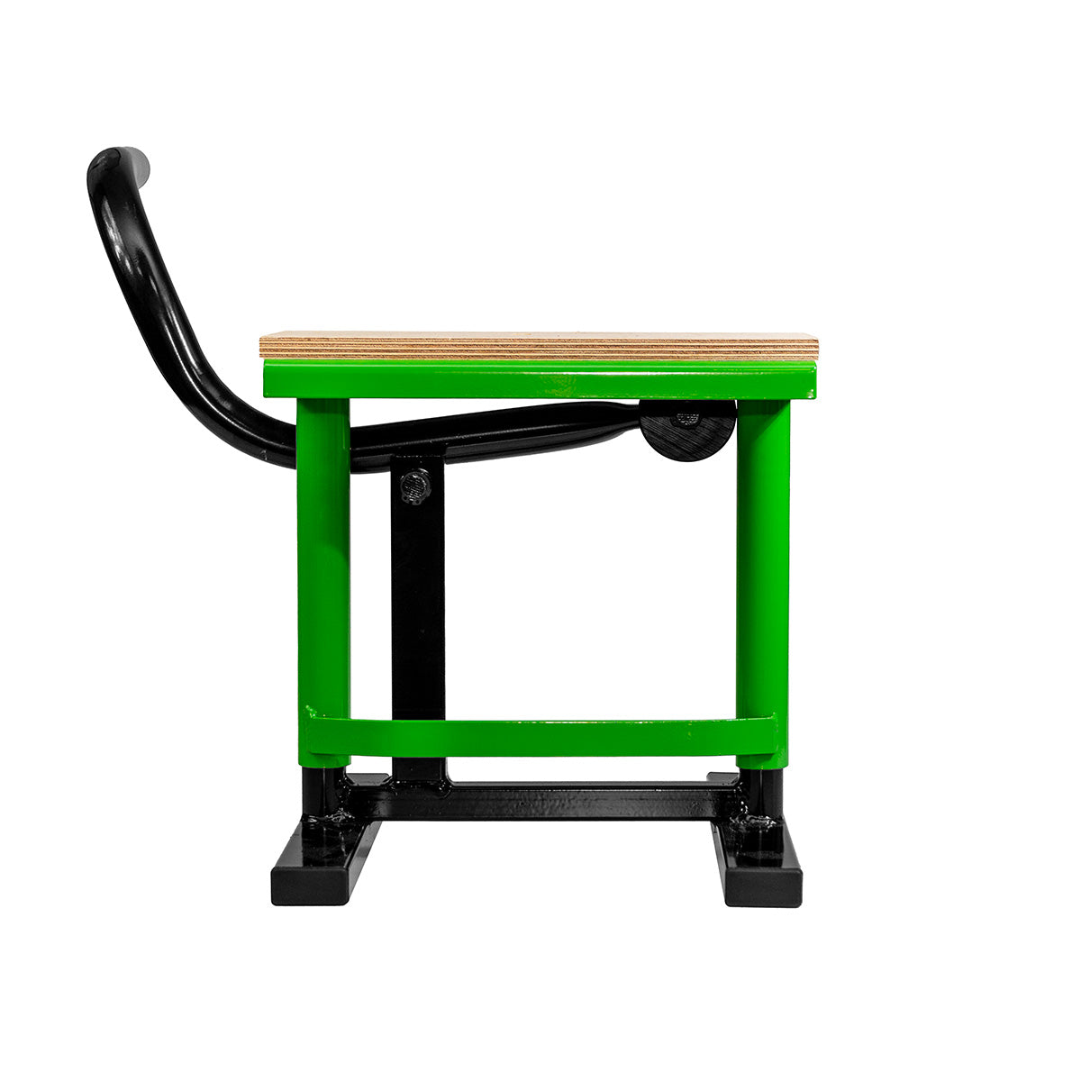 Pro Wood Stand Lift Cross Motorcycle Wooden Finish Green