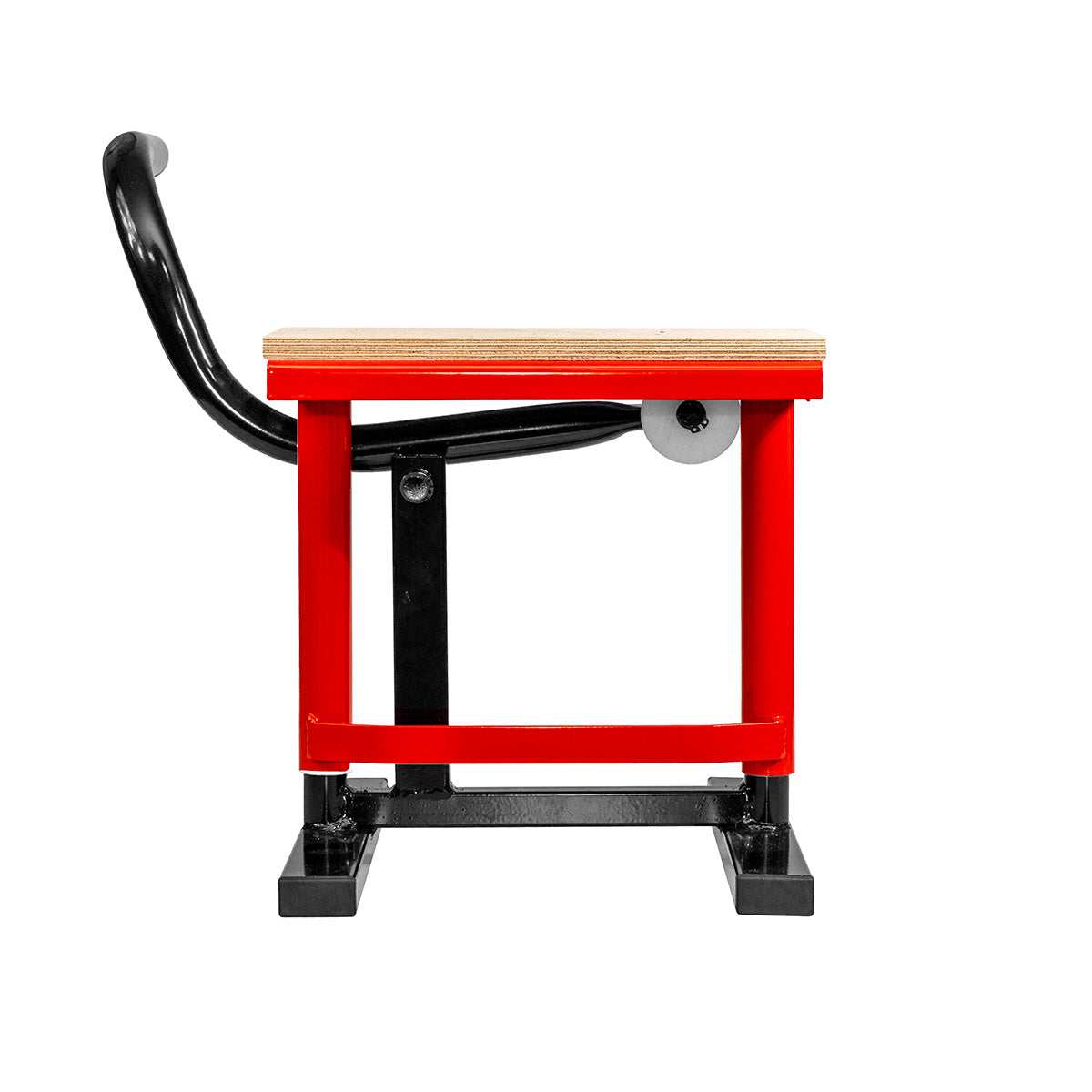 Pro Wood Stand Lift Cross Motorcycle Wooden Finish Red