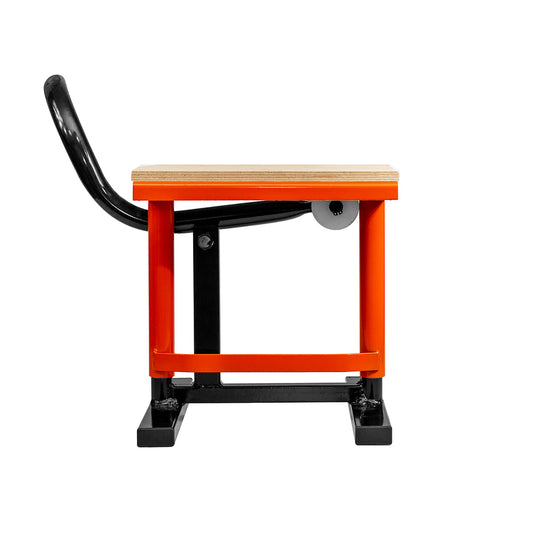 Pro Wood Stand Lift Cross Motorcycle Wooden Finish Orange