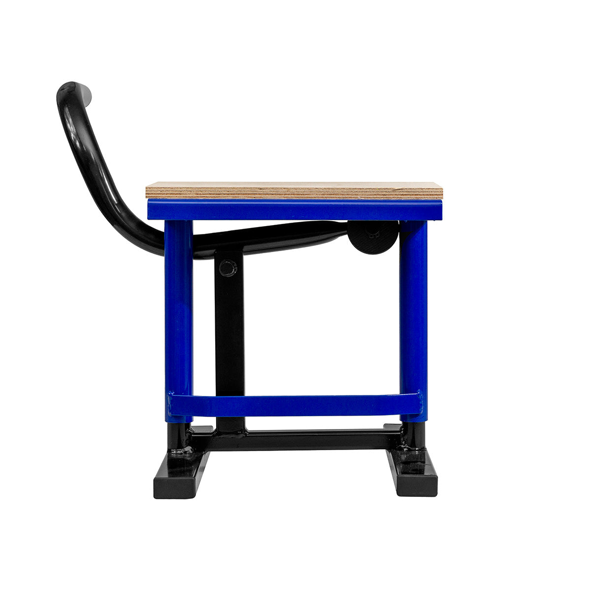 Pro Wood Stand Lift Cross Motorcycle Wooden Finish Blue