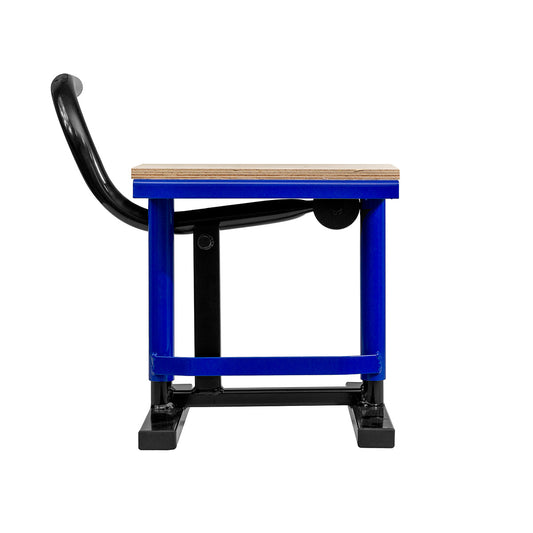 Pro Wood Stand Lift Cross Motorcycle Wooden Finish Blue
