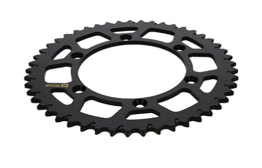 REAR SPROCKET 808 52 ALUMINUM SUZUKI RM 125 '80-'11, RM 250 '87-'12 (JTR808.52) (CHAIN 520) BLACK COLOR