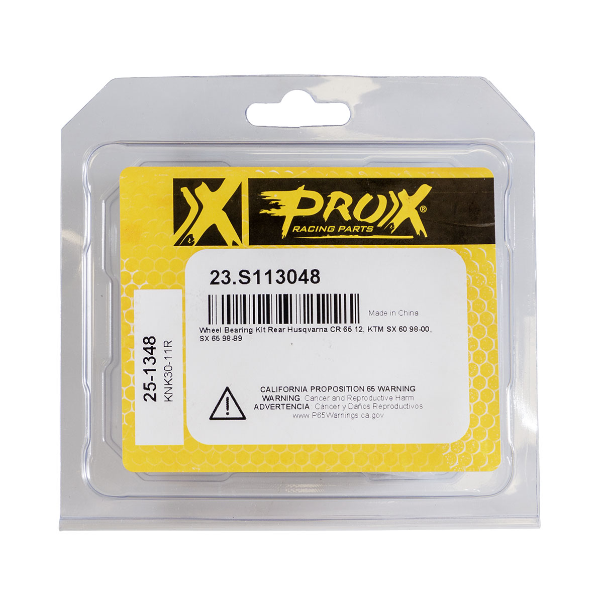 REAR WHEEL BEARINGS WITH SEALS KTM SX 60 '97-'99