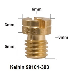 MAIN NOZZLE KEIHIN TYPE 99101-393 DIAMETER #150 (1 PC.) (45.393150/1) - DISCONTINUED