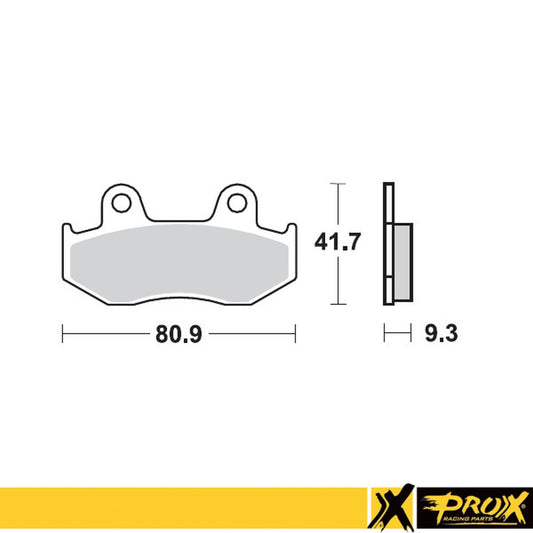 BRAKE PADS KH323 YAMAHA YFZ 450R '09-19 REAR