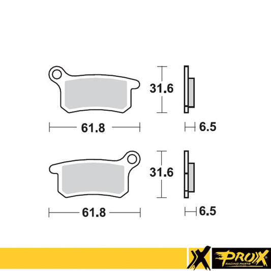 BRAKE PADS KH357 KTM SX 65 '02-20 FRONT