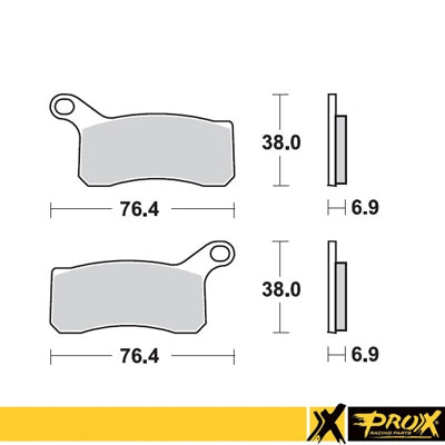 BRAKE PADS KH462 KTM 450/505/525 SX/XC ATV '08-12 FRONT