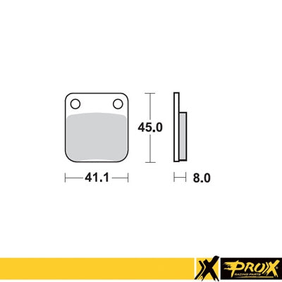 BRAKE PADS KH54 KAWASAKI KX 65 '00-20, SUZUKI RM 65 '03-05 REAR