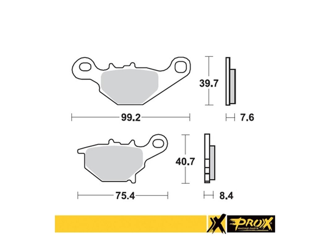 BRAKE PADS KH401 SUZUKI RM 85 '05-22 REAR