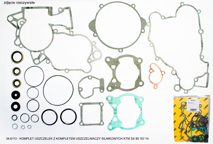 GASKET SET WITH ENGINE SEAL KIT KTM SX 85 '13-'17, HUSQVARNA TC 85 '14-'17