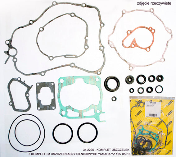 GASKET SET WITH ENGINE SEAL KIT YAMAHA YZ 125 '05-'21