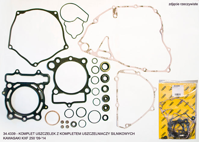 GASKET SET WITH ENGINE SEAL KIT KAWASAKI KXF 250 '09-'16