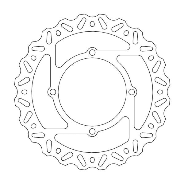 BRAKE DISC FRONT KAWASAKI KX 125/250 '06-14, KXF 250/450 '06-14 WAVE