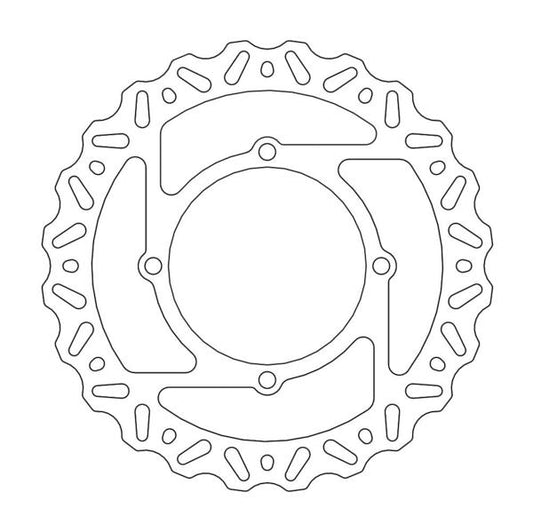 BRAKE DISC FRONT KAWASAKI KX 125/250 '06-14, KXF 250/450 '06-14 WAVE