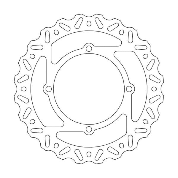 BRAKE DISC FRONT SUZUKI RMZ 450 (05-17), RMZ 250 07-18 WAVE