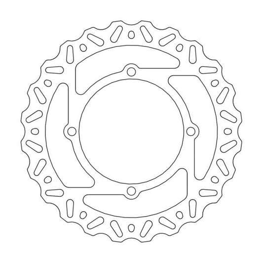 BRAKE DISC FRONT SUZUKI RMZ 450 (05-17), RMZ 250 07-18 WAVE