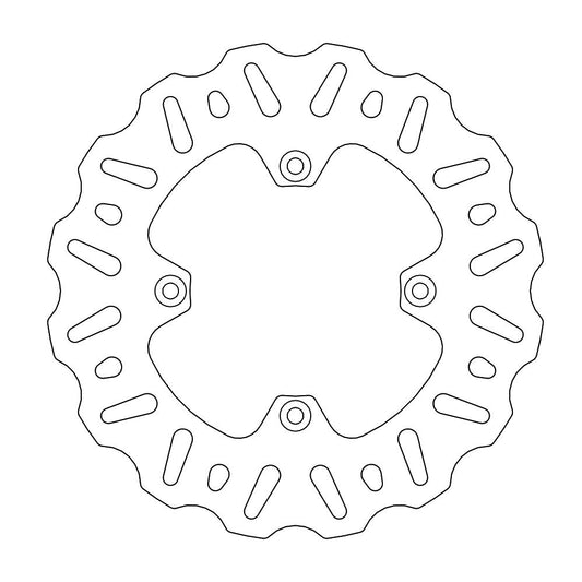 BRAKE DISC REAR SUZUKI RM 85 '05-'17 WAVE