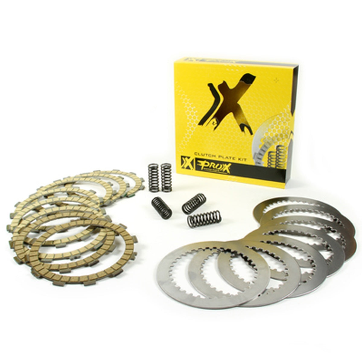 CLUTCH DISCS WITH SPACERS AND SPRINGS (COMPLETE SET) SUZUKI RM-Z 250 '04, KAWASAKI KX 250F '04