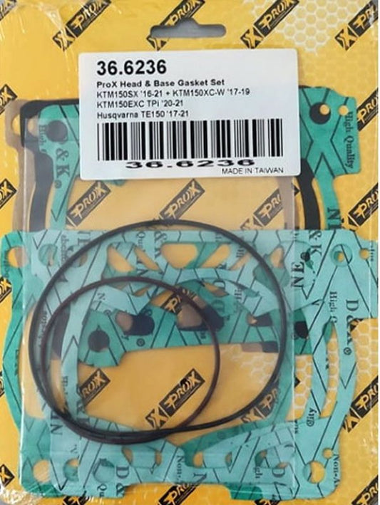 TOP-END GASKETS KTM SX 150 '16-'22, HUSQVARNA TE 150 '17-'23 (HEAD+CYLINDER)