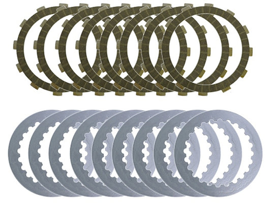 Clutch Plates & Steels Set Husqvarna TC250 14-21, TE300 14-21, FE350 14-21, TX300 17-21, KTM EXC250 13-14, EXC500 13-14, SX250 13-16, SXF450 13-18, EXCF450 13, EXC450 12, EXC500 12 (EBS5651,EBS910,EBS275,EBS23,EBS281)