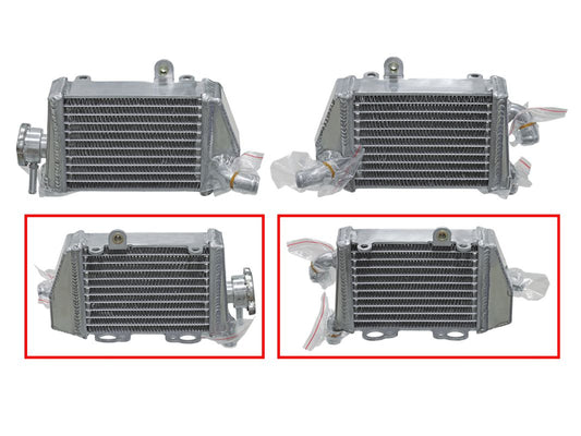 Radiator KTM SX65 09-15 Reinforced Standard Capacity Left (OEM:46235007000, 46235007100)